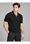 Men's Short Sleeve Polo Collar Knitwear T-Shirt - 2
