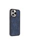 غطاء جلد أراس لـ Apple iPhone 14 Pro Max - أزرق بحري - 2