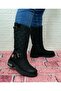102 15980 Harley Black Color Genuine Leather Boots - 4