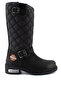 102 15980 Harley Black Color Genuine Leather Boots - 2