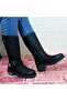 102 15980 Harley Black Color Genuine Leather Boots - 5
