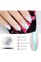 Holographic Chrome Nail Powder,Mirror Surface Neon Shell Glitter for Nail Art Decoration,1 Piece - 3