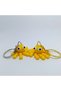 Octopus Yellow - Articulated Keychain