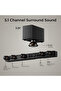5.1ch Soundbar with Dobly Atmos Home Theater Surround Sound System for TV 5.25" Subwoofer Bluetooth connection APP Control 340W, Poseidon M60 Boom - 8