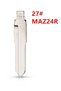 10pcs Uncut flip Metal key blade 27# MAZ20R MAZ24 HU87R HU133 for mazda suzuki for KD keydiy xhorse - 6