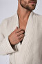 100% Cotton Soft Pique Kimono Boxed Men's Bathrobe - 2