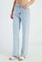 High Waist Straight Jeans - 7
