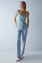 High Waist Straight Jeans - 3