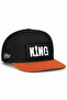 King Logo Tile-Black Hip Hop Hat