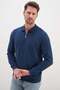 Ribbed Polo Collar Half-Zip Thessaloniki Knitted Sweatshirt - 6