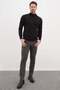 Basic High Neck Regular Fit Knit Sweater - 3