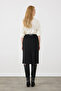 Belted Pencil Skirt - Black - 6