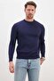 Corded Crew Neck Knitwear Sweater
