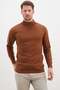Basic High Neck Regular Fit Knit Sweater - 4
