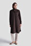 Embroidered Long Tunic Brown - 2