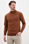 Basic High Neck Regular Fit Knit Sweater - 3