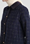 Navy blue suit with glitter tweed jacket - 5