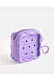 Women Lilac Butterfly Bag Charm - 5