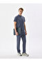 Nova Men's Smoked Lycra Judge Collar Snap Fastener Doctor Nurse Uniform Set Top and Pants