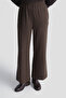 Brown quilted vest and pants set - 7