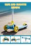 Children's Scooter Ride Led Light Flashing Wheel Adjustable Height Foldable Scooter Outdoor Activities For Boys Girls - 2