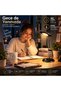 Led Desk Lamp 3.3W 180 Lumen 3000K Warm Black Study and Lecture Lamp with Adjustable Head - 5