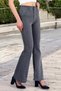 Gray Spanish Flare Jeans