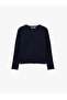 Long Sleeve Crew Neck Button Cardigan - 5