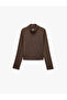 Slim Fit High Neck Long Sleeve Blocky Sports Sweatshirt - 3
