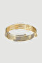 Five Row Spiral Bracelet - Gold