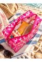 Leopard Pink Patterned Transparent Makeup Bag - 2