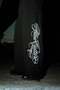 Script Adjustable Black Baggy Sweatpants