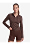 Slim Fit High Neck Long Sleeve Blocky Sports Sweatshirt - 2