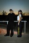 Script Adjustable Black Baggy Sweatpants - 2