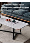 Coffee Table Large Capacity Table Storage Simple Living Room Table Modern Tea Table Small Unit Square Living Room Simple Small Tea Table Design - 5