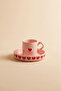 Sweetheart Heart Detailed Coffee Cup Set 90 ml