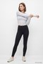 High Waist Wide Leg Pants 8543A Black - 2