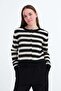Striped Knitwear Cardigan H3569