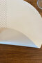 2 Pieces Decorative Leather American Service Placemat Round 38X38 Easy to Clean - 5
