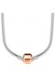 Charm Compatible Snake Chain Necklace – Tarnish-Resistant Steel Bead Charm Attachable Silver Jewelry - 4