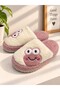 Frog Model Women's House Slippers - Warm and Fluffy Slippers with Noiseless Soles - 4