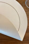 2 Pieces Decorative Leather American Service Placemat Round 38X38 Easy to Clean - 5