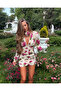 Women's Cream Rose Accessory Detailed Dress 9021 - 7