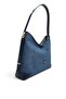 Navy Blue - Navy Blue Suede Women's Shoulder Bag Sp1285 - 5