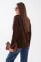 Women's Collar Scarf Detailed Embroidered Knitted Sweater 265014 - - 5