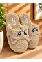 Cat with Ears Model Women's House Slippers - Warm and Fluffy Slippers with Non-Sound Soles - 3