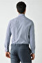 Long Sleeve Slim Fit Plaid Cotton Easy-Iron Classic Shirt - 7