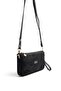 Black - Black Suede Women's Crossbody Bag Sp1291 - 2