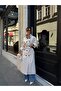 Women's Stand Collar Belted Buttoned Oversize Long Trench Coat - 8