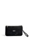 Black - Black Suede Women's Crossbody Bag Sp1291 - 6